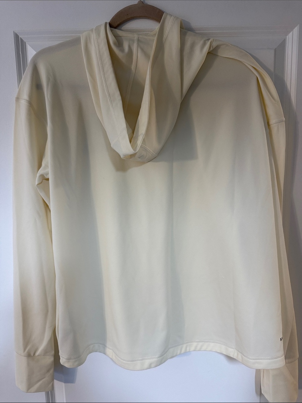 adidas Cream Pullover with Black Trefoil Logo - Picture 2 of 3